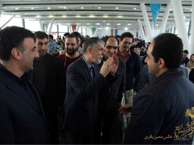 حضور وزیر ارشاد در پردیس ملت