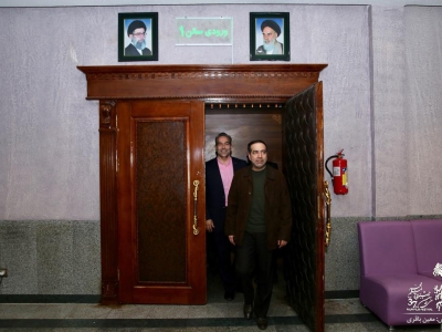 بازدید حسین انتظامی از سینما فجر در اولین سال میزبانی اسلامشهر از جشنواره فیلم فجر