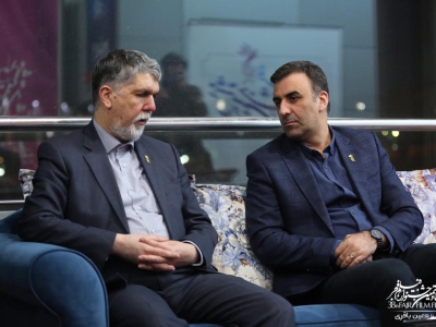 بازدید وزیر فرهنگ و ارشاد اسلامی از سینمای رسانه فجر ۳۸