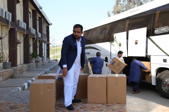 کاروان «بچه‌های آفتاب» به راه افتاد