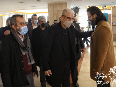 حضور مسعود نقاش‌زاده در خانه جشنواره