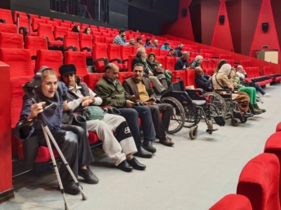 گزارش تصویری/دو فیلم برای توانبخش‌ها و معلولین در باغ کتاب به نمایش درآمد