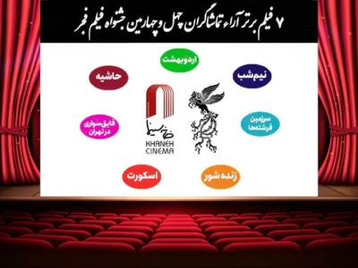 اعلام ۷ فیلم برتر آرای مردمی فجر بدون رتبه بندی